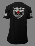 Futuristic Hospital Corpsman t shirt Black